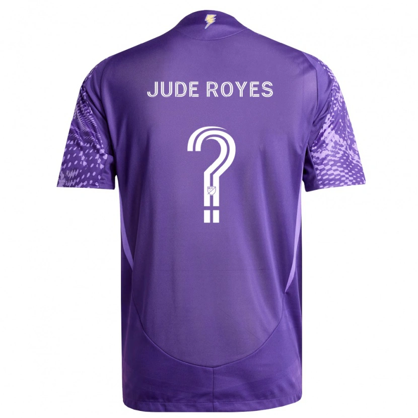 Danxen Kinderen Jude Royes #0 Paars Wit Thuisshirt Thuistenue 2026/27 T-Shirt België
