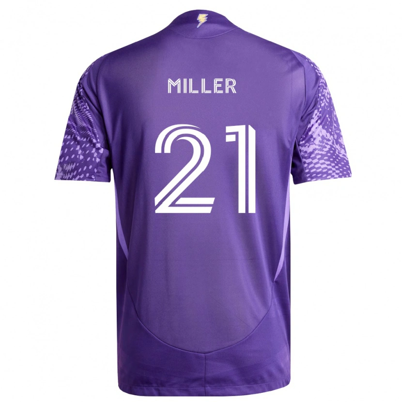 Danxen Kinderen Nolan Miller #21 Paars Wit Thuisshirt Thuistenue 2026/27 T-Shirt België