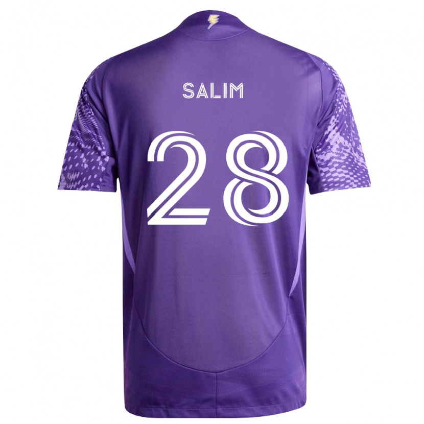 Danxen Kinderen Abdi Salim #28 Paars Wit Thuisshirt Thuistenue 2026/27 T-Shirt België