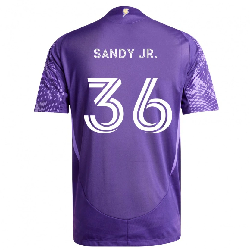 Danxen Kinderen Titus Sandy Jr. #36 Paars Wit Thuisshirt Thuistenue 2026/27 T-Shirt België