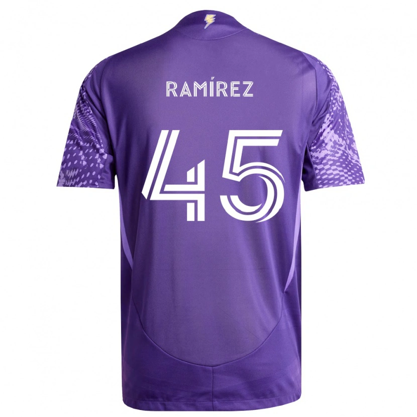 Danxen Kinderen Jacob Ramírez #45 Paars Wit Thuisshirt Thuistenue 2026/27 T-Shirt België