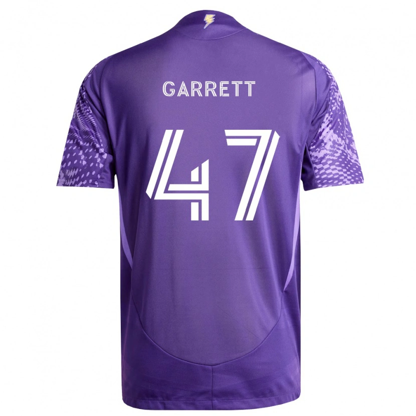 Danxen Kinderen Ian Garrett #47 Paars Wit Thuisshirt Thuistenue 2026/27 T-Shirt België