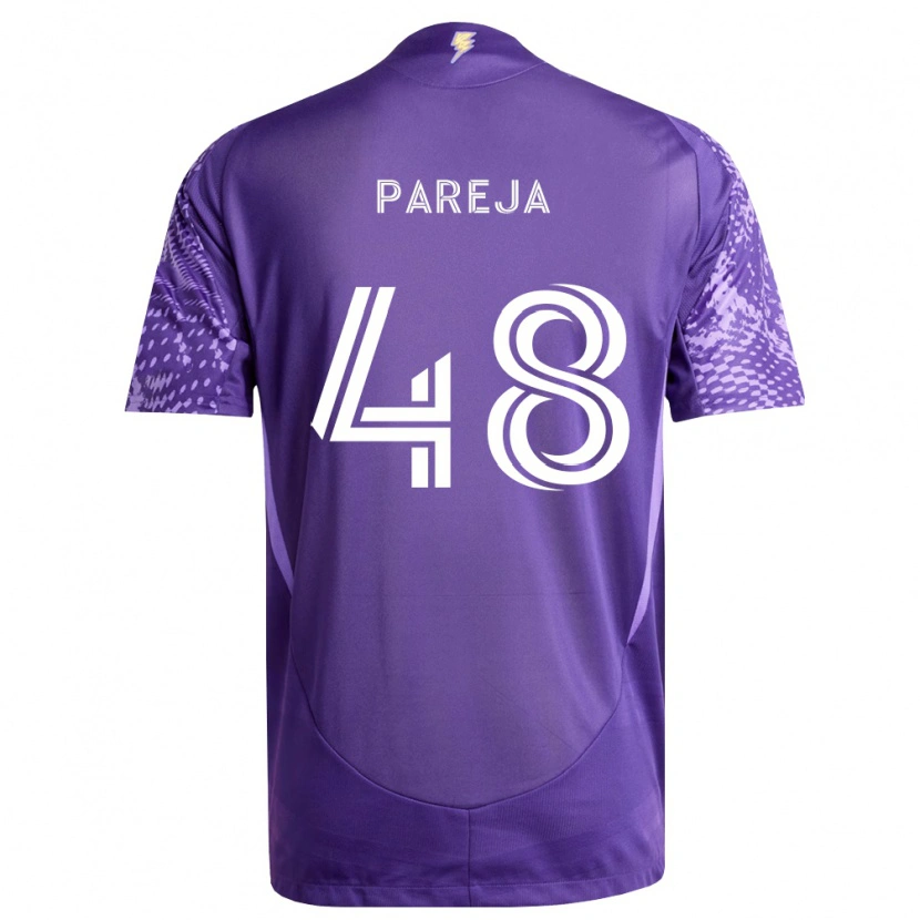Danxen Kinderen Diego Pareja #48 Paars Wit Thuisshirt Thuistenue 2026/27 T-Shirt België