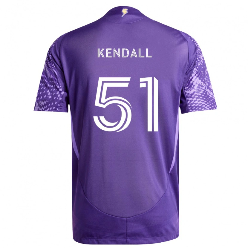 Danxen Kinderen Brady Kendall #51 Paars Wit Thuisshirt Thuistenue 2026/27 T-Shirt België