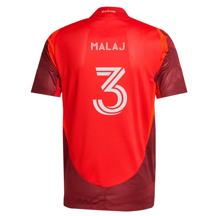 Danxen Kinderen Albert Malaj #3 Bordeauxrood Thuisshirt Thuistenue 2026/27 T-Shirt België