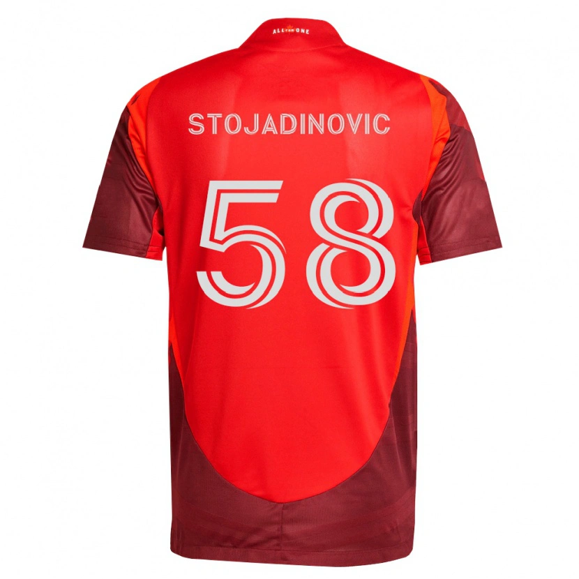 Danxen Kinderen Marko Stojadinovic #58 Bordeauxrood Thuisshirt Thuistenue 2026/27 T-Shirt België