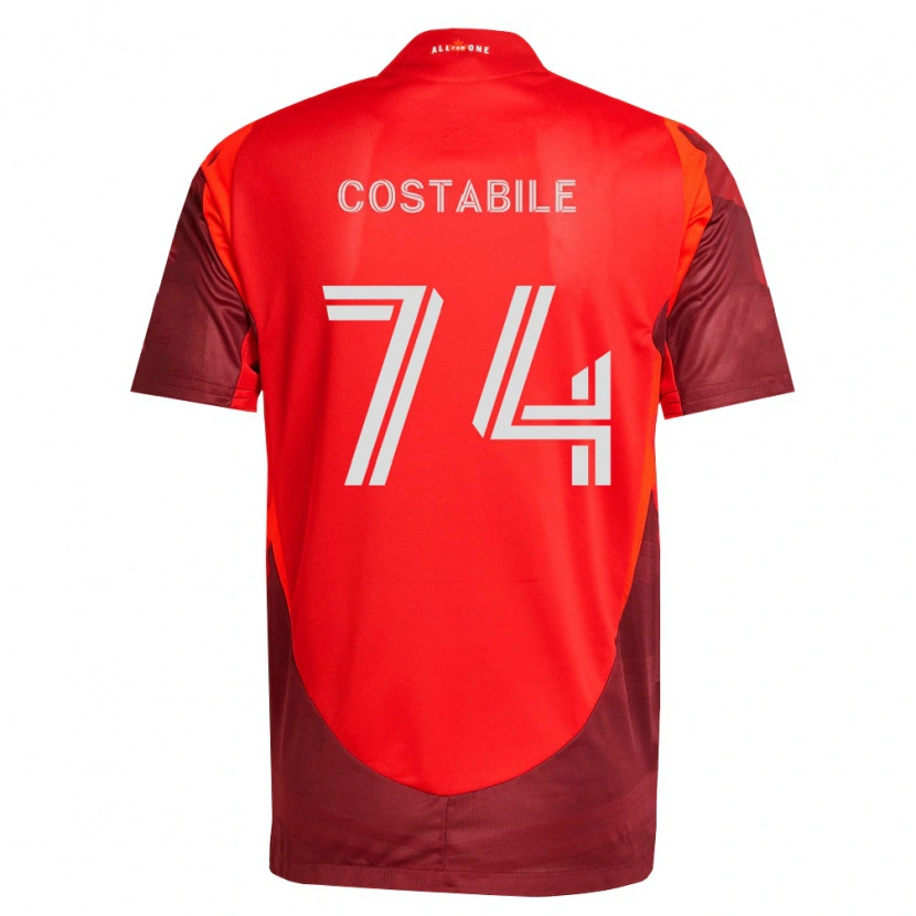 Danxen Kinderen Luca Costabile #74 Bordeauxrood Thuisshirt Thuistenue 2026/27 T-Shirt België
