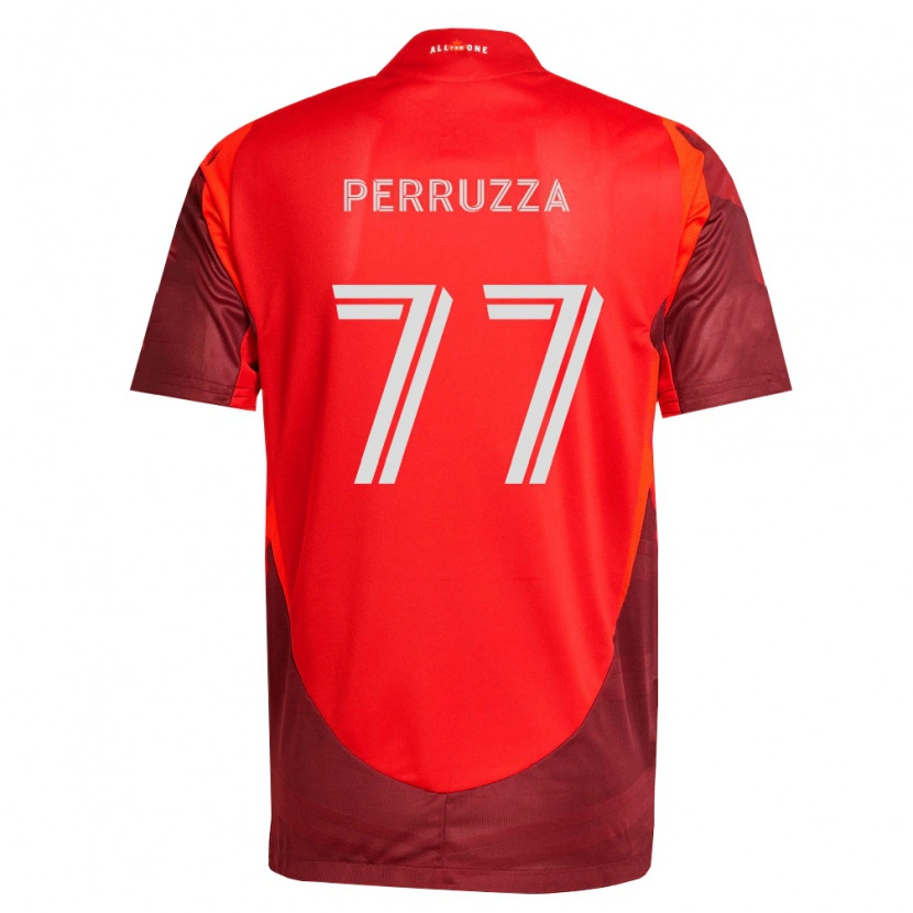 Danxen Kinderen Jordan Perruzza #77 Bordeauxrood Thuisshirt Thuistenue 2026/27 T-Shirt België