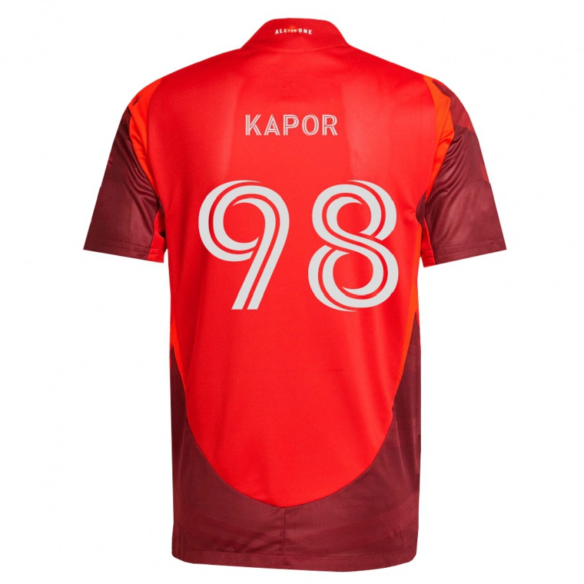 Danxen Kinderen Stefan Kapor #98 Bordeauxrood Thuisshirt Thuistenue 2026/27 T-Shirt België