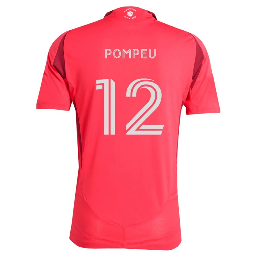Danxen Kinderen Célio Pompeu #12 Magenta Wit Thuisshirt Thuistenue 2026/27 T-Shirt België
