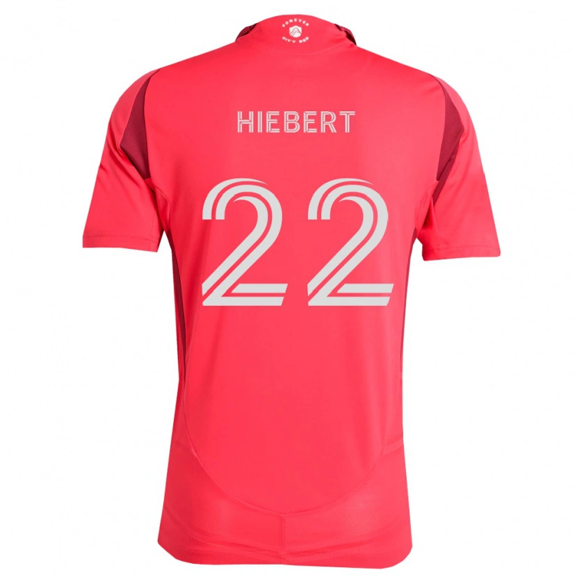 Danxen Kinderen Kyle Hiebert #22 Magenta Wit Thuisshirt Thuistenue 2026/27 T-Shirt België