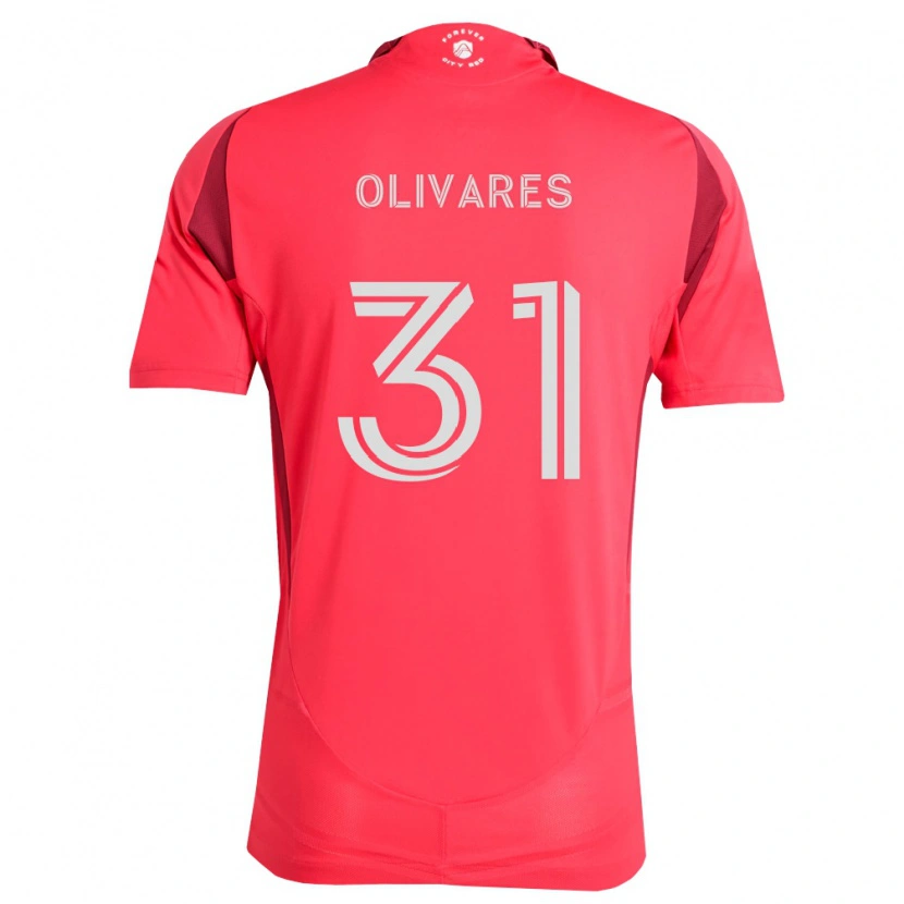 Danxen Kinderen Christian Olivares #31 Magenta Wit Thuisshirt Thuistenue 2026/27 T-Shirt België