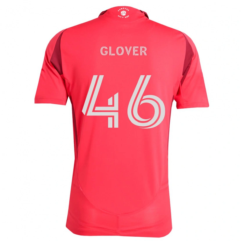 Danxen Kinderen Caden Glover #46 Magenta Wit Thuisshirt Thuistenue 2026/27 T-Shirt België