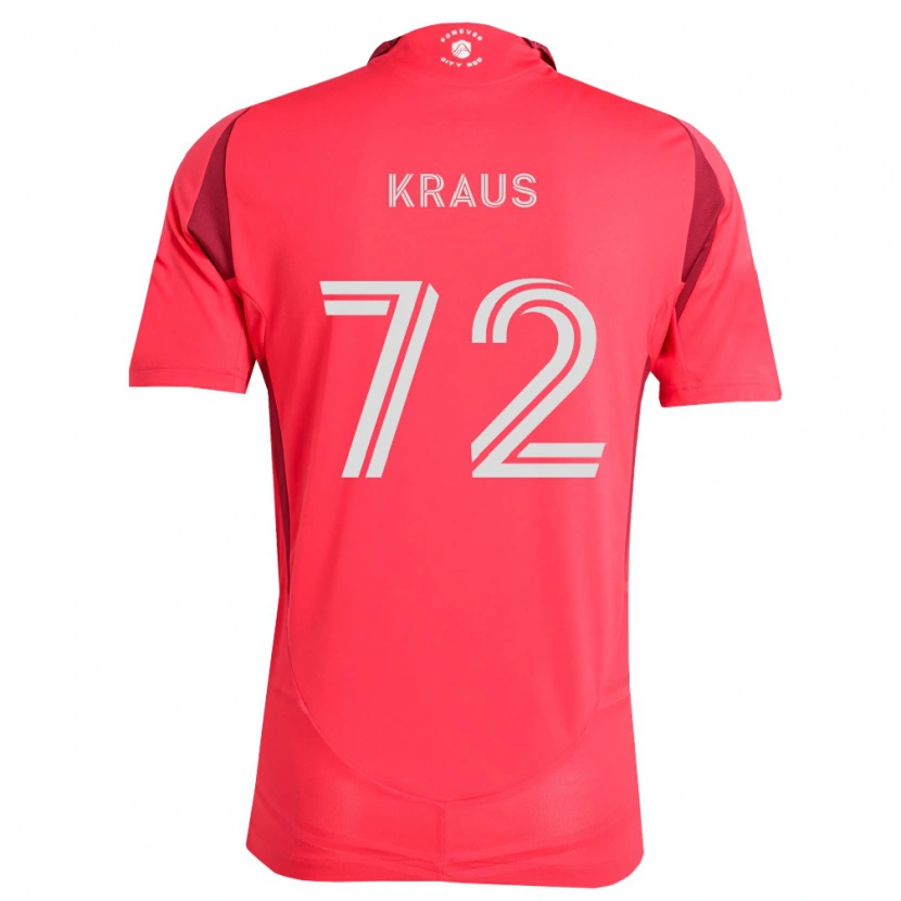 Danxen Kinderen Kane Kraus #72 Magenta Wit Thuisshirt Thuistenue 2026/27 T-Shirt België