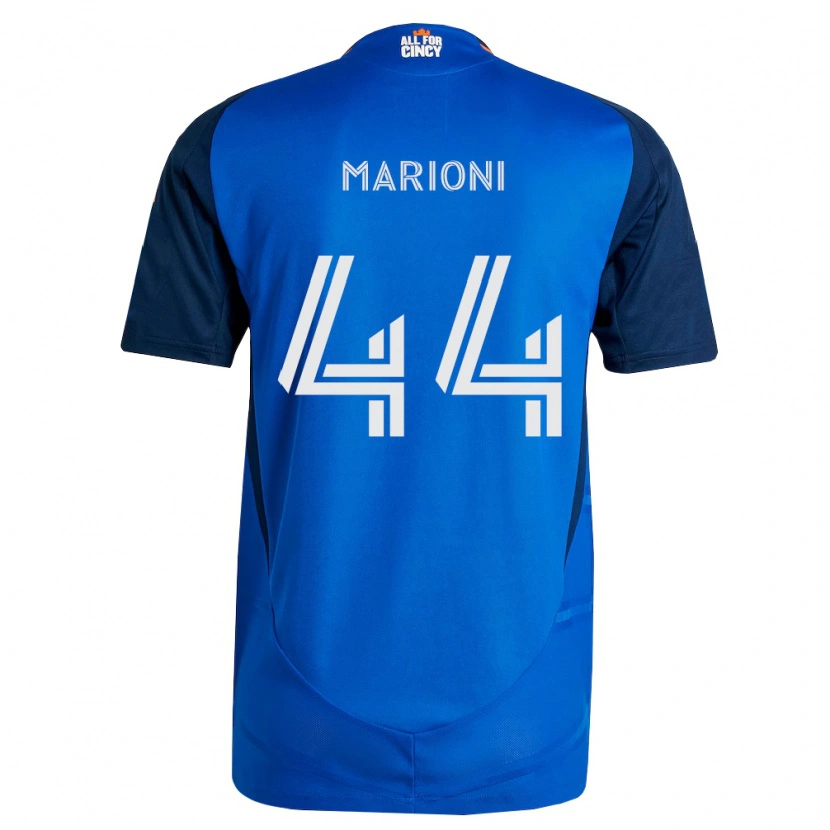 Danxen Kinderen Giovanni Marioni #44 Koninklijk Blauw Oranje Thuisshirt Thuistenue 2026/27 T-Shirt België