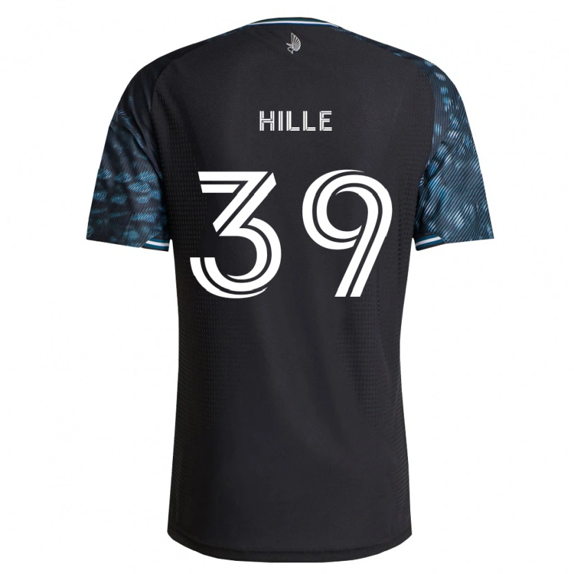 Danxen Kinderen Luke Hille #39 Zwart Wit Thuisshirt Thuistenue 2026/27 T-Shirt België