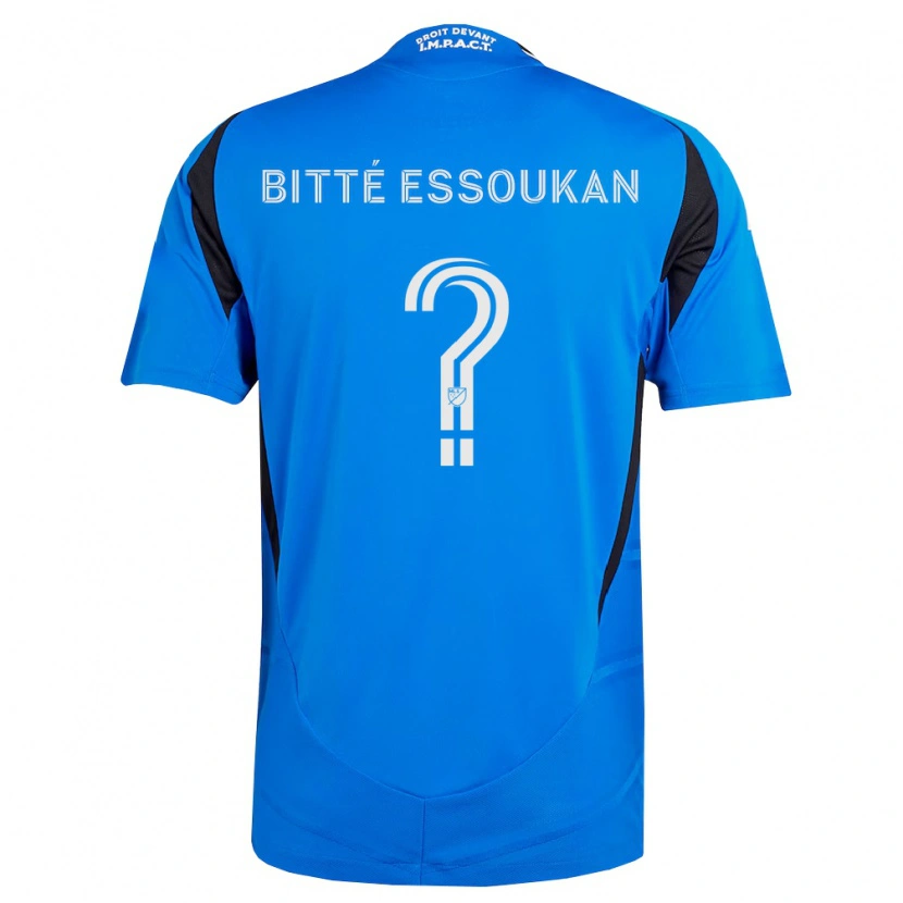 Danxen Kinderen Oliver Bitté Essoukan #0 Blauw Wit Zwart Thuisshirt Thuistenue 2026/27 T-Shirt België