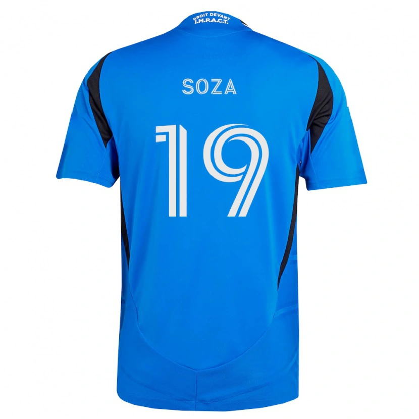 Danxen Kinderen Joel Soza #19 Blauw Wit Zwart Thuisshirt Thuistenue 2026/27 T-Shirt België