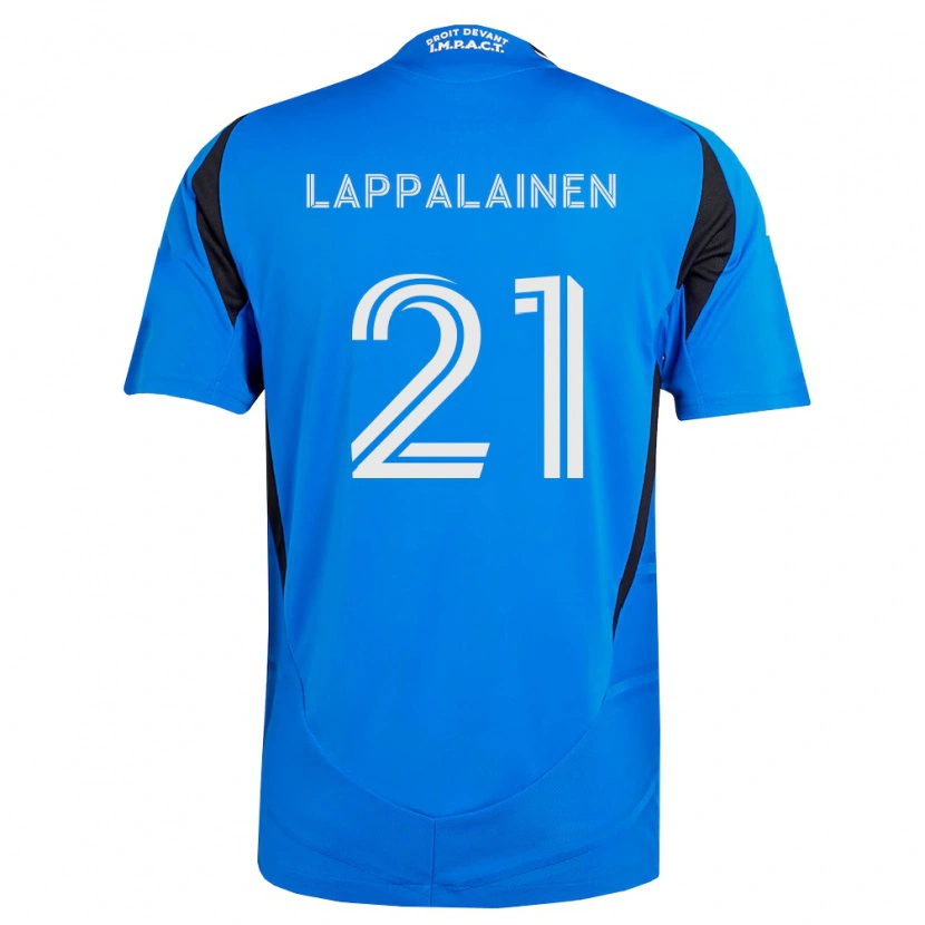 Danxen Kinderen Lassi Lappalainen #21 Blauw Wit Zwart Thuisshirt Thuistenue 2026/27 T-Shirt België