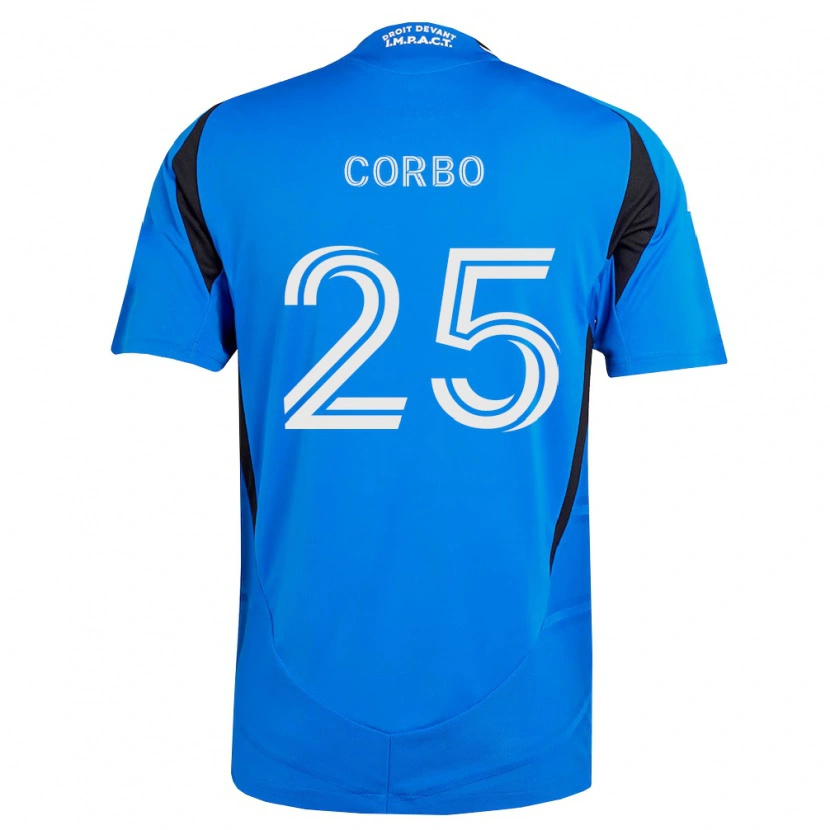 Danxen Kinderen Gabriele Corbo #25 Blauw Wit Zwart Thuisshirt Thuistenue 2026/27 T-Shirt België