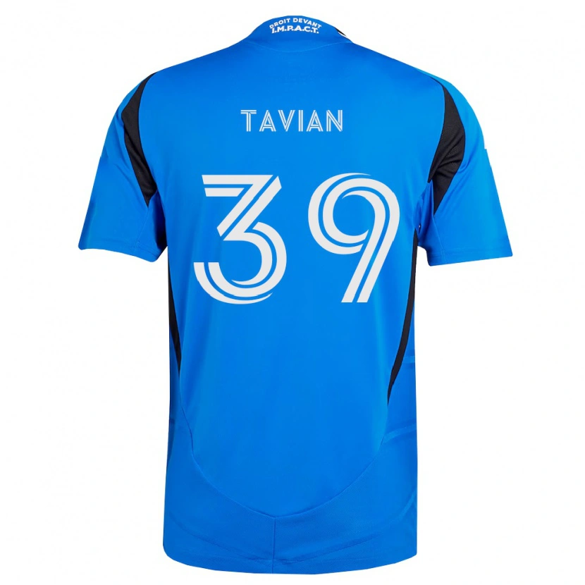 Danxen Kinderen Vandendort Tavian #39 Blauw Wit Zwart Thuisshirt Thuistenue 2026/27 T-Shirt België