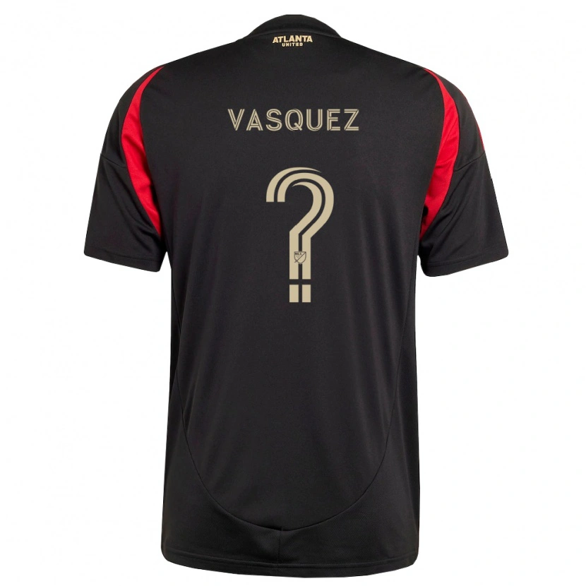 Danxen Kinderen Jacob Vasquez #0 Zwart Rood Thuisshirt Thuistenue 2026/27 T-Shirt België
