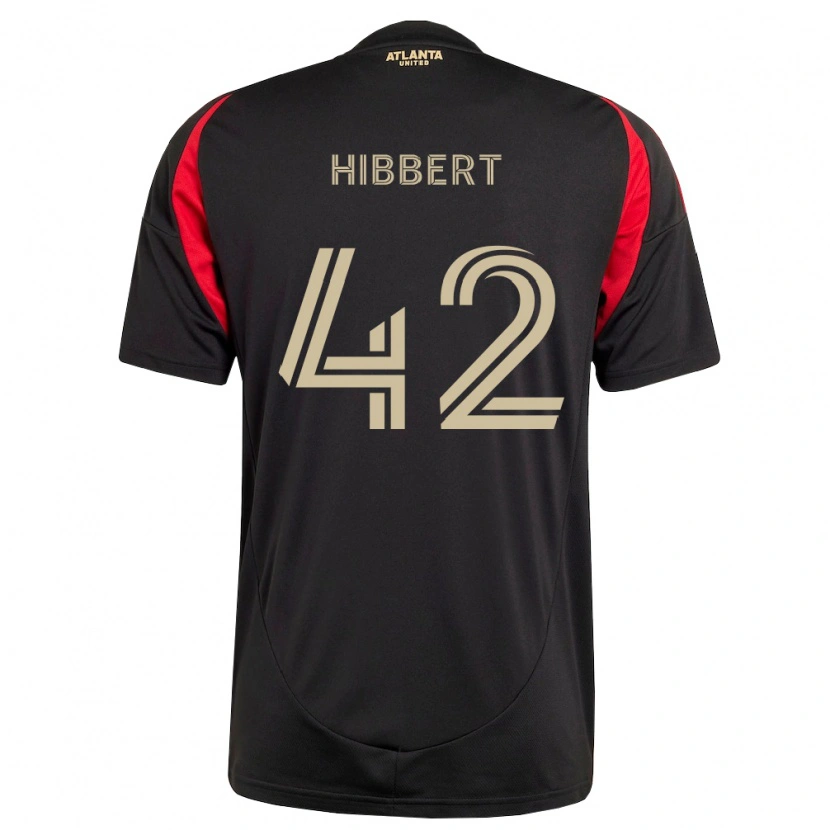 Danxen Kinderen Jayden Hibbert #42 Zwart Rood Thuisshirt Thuistenue 2026/27 T-Shirt België
