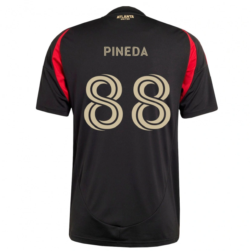 Danxen Kinderen Miguel Pineda #88 Zwart Rood Thuisshirt Thuistenue 2026/27 T-Shirt België