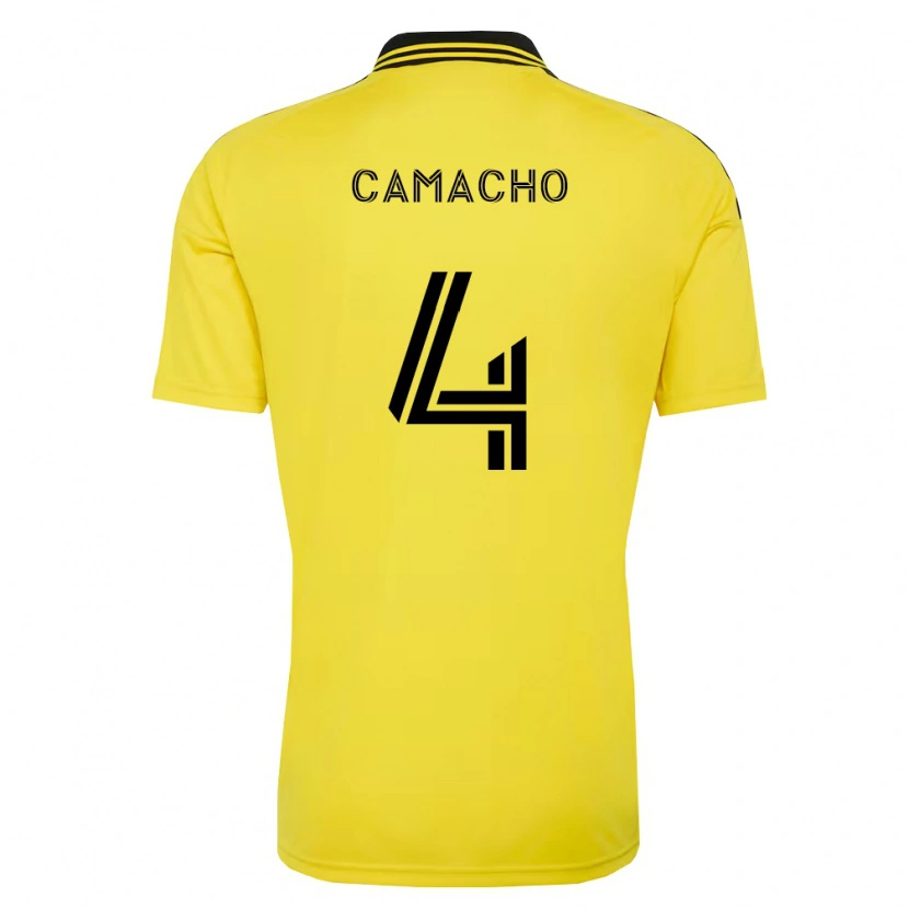 Danxen Kinderen Rudy Camacho #4 Geel Zwart Thuisshirt Thuistenue 2026/27 T-Shirt België
