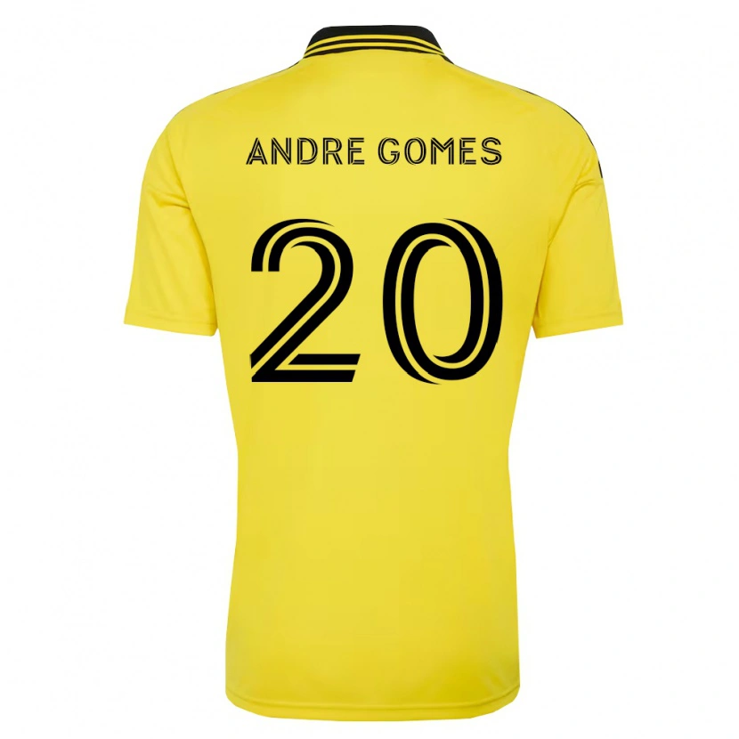 Danxen Kinderen André Gomes #20 Geel Zwart Thuisshirt Thuistenue 2026/27 T-Shirt België