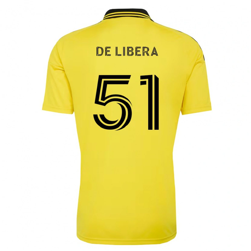 Danxen Kinderen Giorgio De Libera #51 Geel Zwart Thuisshirt Thuistenue 2026/27 T-Shirt België