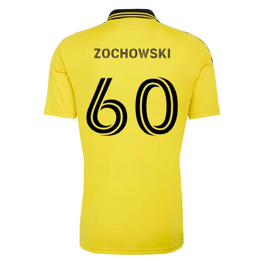 Danxen Kinderen Alex Zochowski #60 Geel Zwart Thuisshirt Thuistenue 2026/27 T-Shirt België