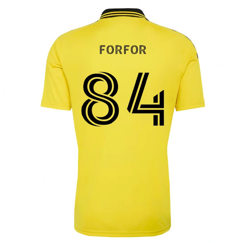 Danxen Kinderen Prince Forfor #84 Geel Zwart Thuisshirt Thuistenue 2026/27 T-Shirt België