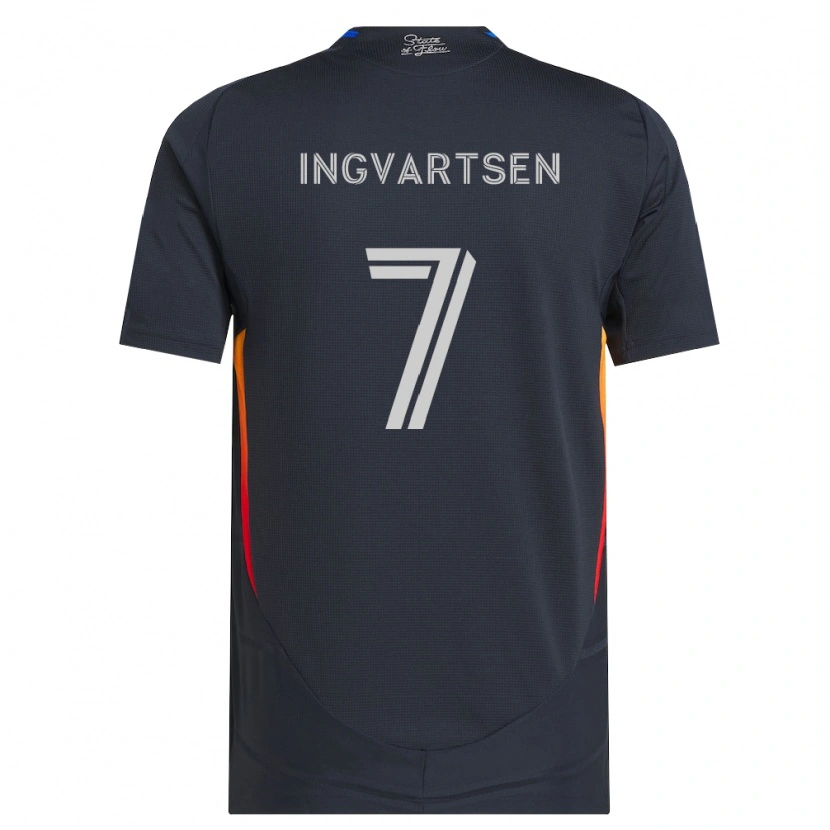 Danxen Kinderen Marcus Ingvartsen #7 Donkergrijs Rood Thuisshirt Thuistenue 2026/27 T-Shirt België