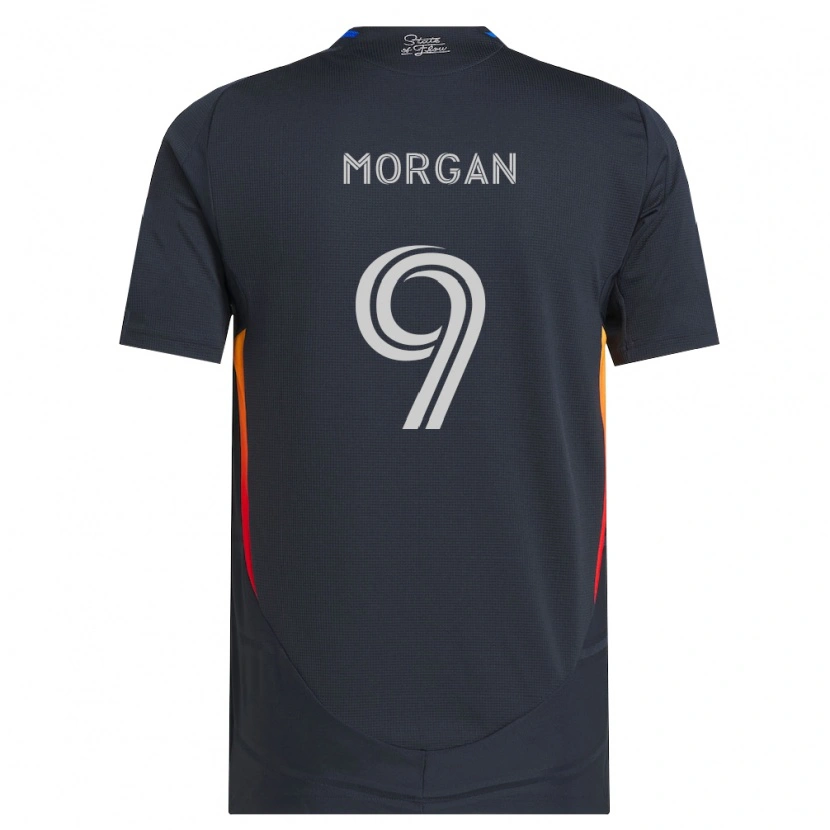 Danxen Kinderen Lewis Morgan #9 Donkergrijs Rood Thuisshirt Thuistenue 2026/27 T-Shirt België