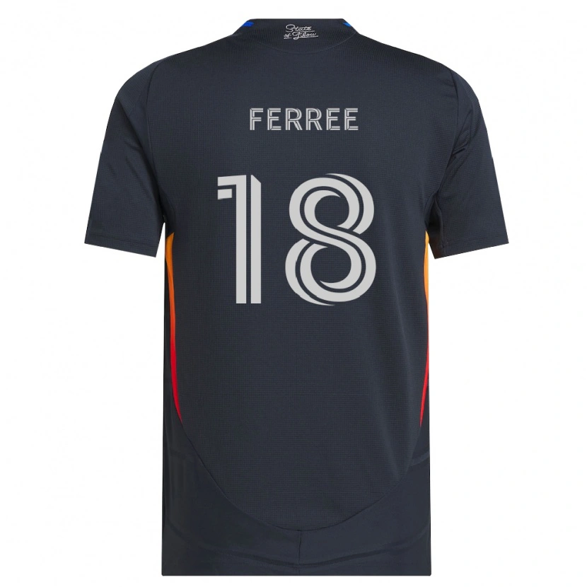 Danxen Kinderen Duran Ferree #18 Donkergrijs Rood Thuisshirt Thuistenue 2026/27 T-Shirt België