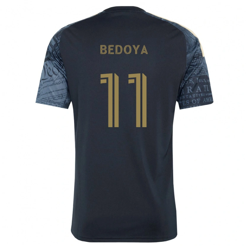 Danxen Kinderen Alejandro Bedoya #11 Marineblauw Bruin Thuisshirt Thuistenue 2026/27 T-Shirt België
