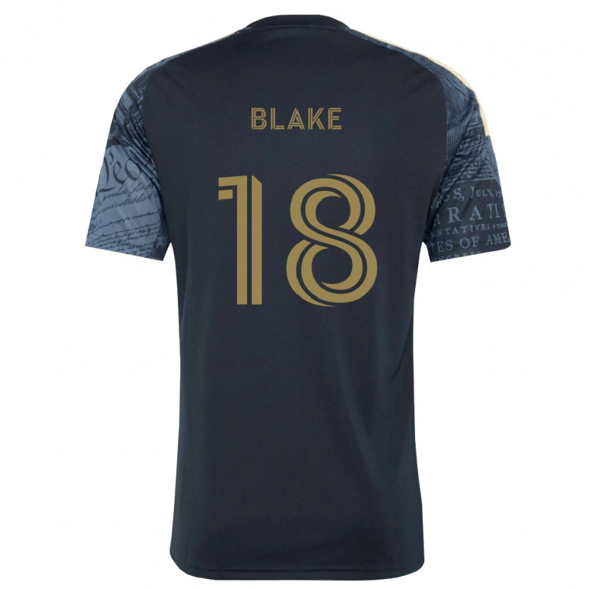 Danxen Kinderen Andre Blake #18 Marineblauw Bruin Thuisshirt Thuistenue 2026/27 T-Shirt België