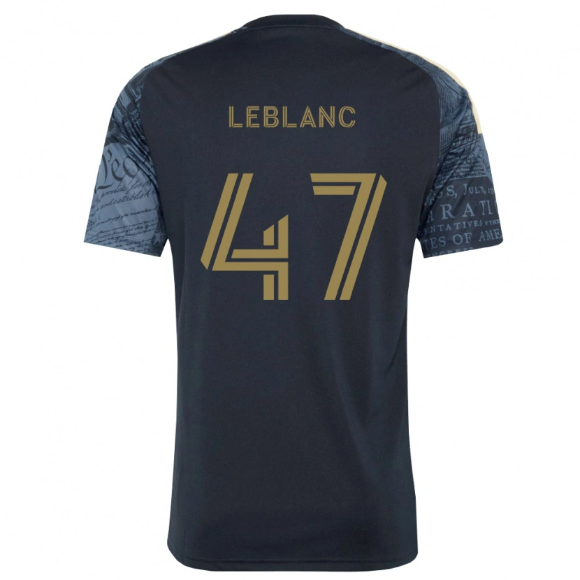 Danxen Kinderen Kellan Leblanc #47 Marineblauw Bruin Thuisshirt Thuistenue 2026/27 T-Shirt België