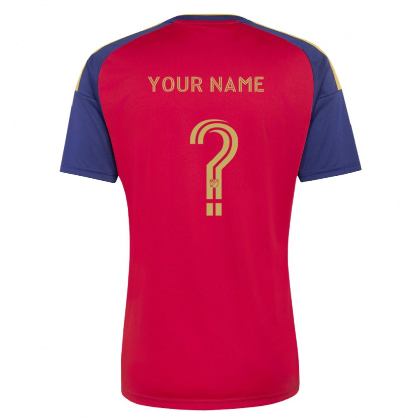 Danxen Kinderen Uw Naam #0 Koninklijk Blauw Bruin Rood Thuisshirt Thuistenue 2026/27 T-Shirt België