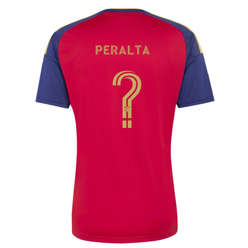 Danxen Kinderen Hunter Peralta #0 Koninklijk Blauw Bruin Rood Thuisshirt Thuistenue 2026/27 T-Shirt België