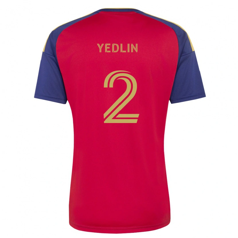 Danxen Kinderen Deandre Yedlin #2 Koninklijk Blauw Bruin Rood Thuisshirt Thuistenue 2026/27 T-Shirt België