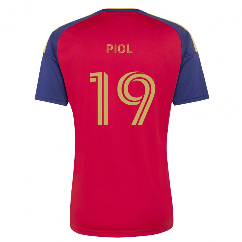 Danxen Kinderen Ariath Piol #19 Koninklijk Blauw Bruin Rood Thuisshirt Thuistenue 2026/27 T-Shirt België