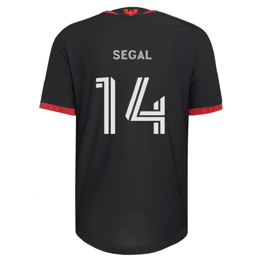 Danxen Kinderen Gabriel Segal #14 Zwart Wit Rood Thuisshirt Thuistenue 2026/27 T-Shirt België