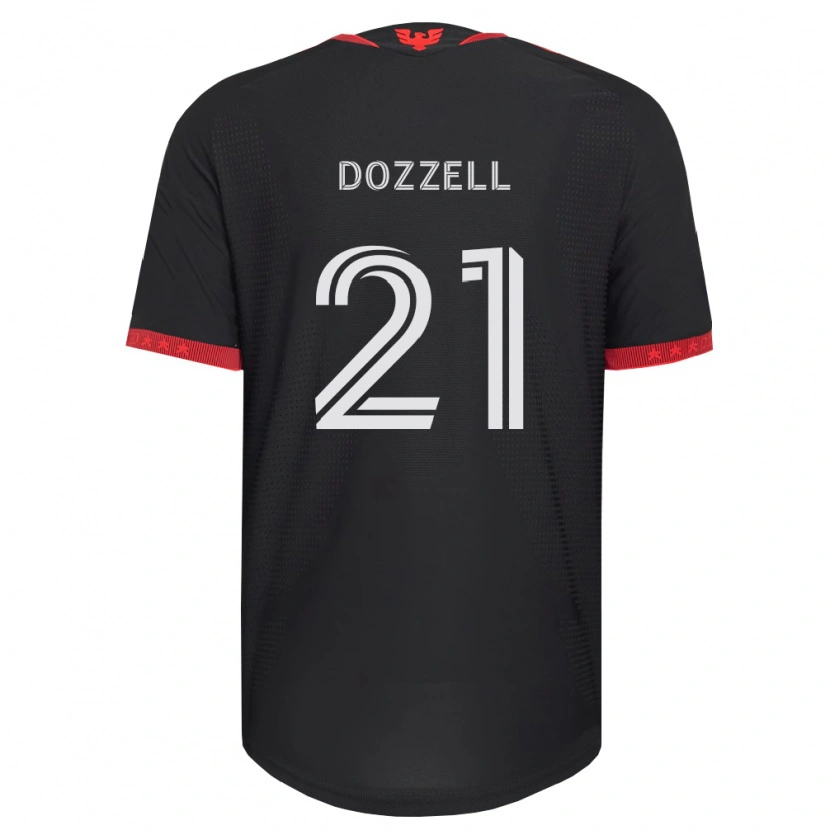 Danxen Kinderen Andre Dozzell #21 Zwart Wit Rood Thuisshirt Thuistenue 2026/27 T-Shirt België