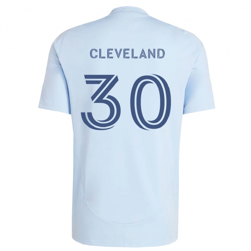 Danxen Kinderen Stefan Cleveland #30 Lichtblauw Lichtgrijs Thuisshirt Thuistenue 2026/27 T-Shirt België
