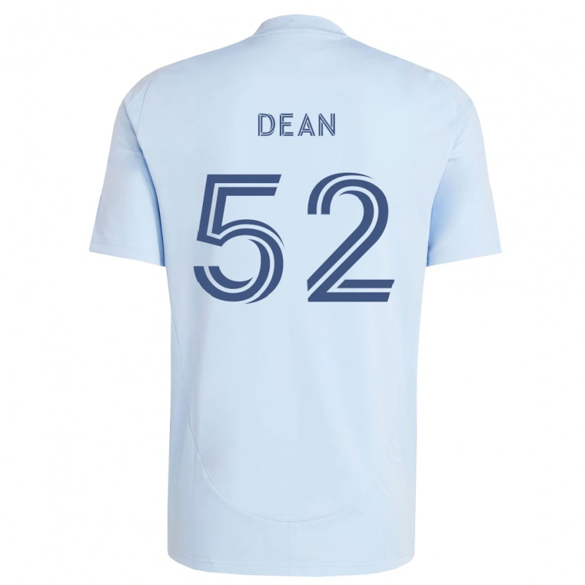 Danxen Kinderen Finn Dean #52 Lichtblauw Lichtgrijs Thuisshirt Thuistenue 2026/27 T-Shirt België