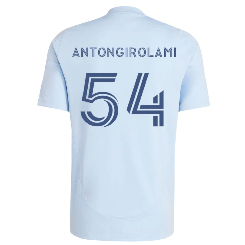 Danxen Kinderen Luca Antongirolami #54 Lichtblauw Lichtgrijs Thuisshirt Thuistenue 2026/27 T-Shirt België