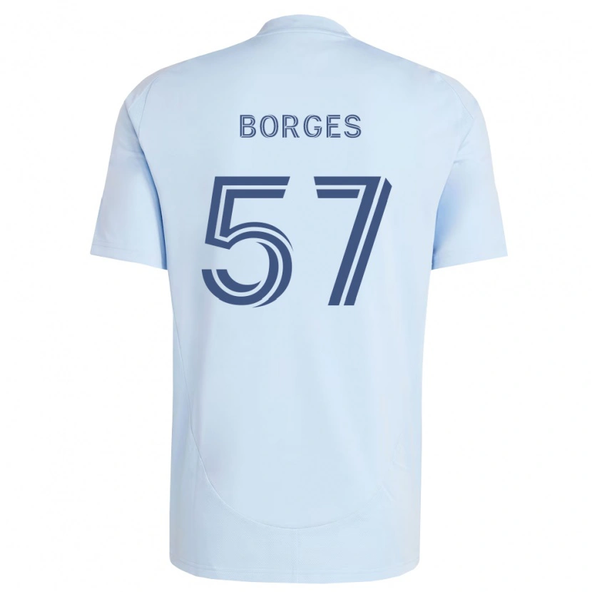 Danxen Kinderen Diego Borges #57 Lichtblauw Lichtgrijs Thuisshirt Thuistenue 2026/27 T-Shirt België