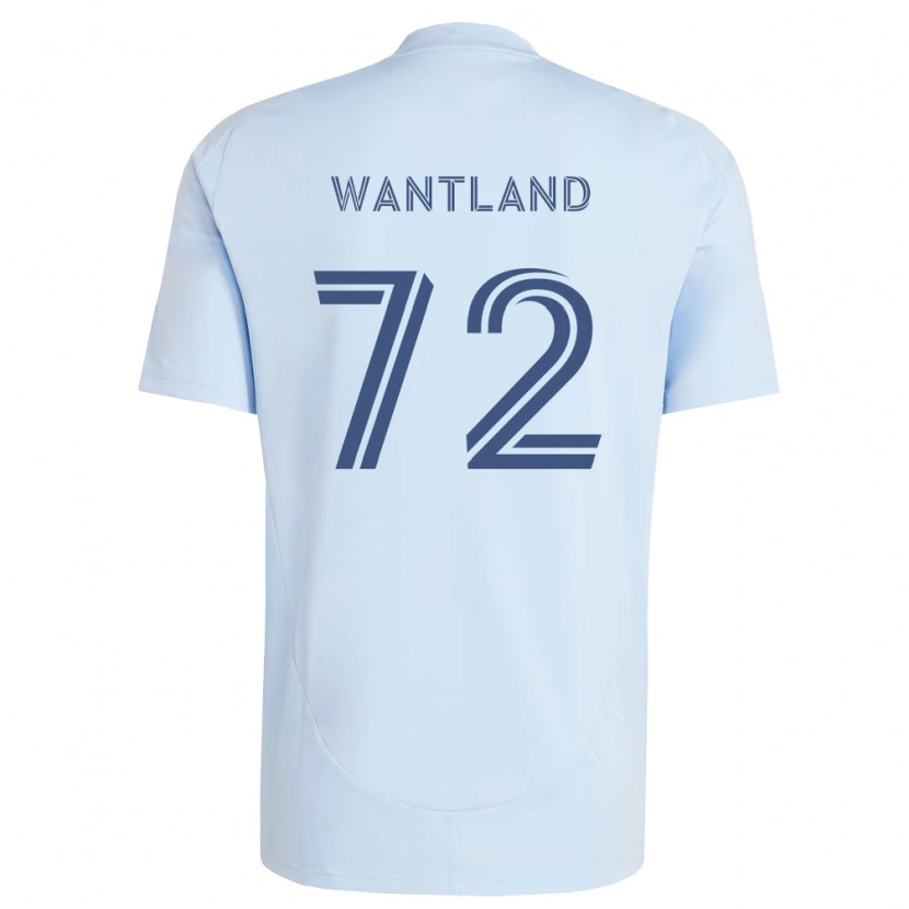 Danxen Kinderen Zane Wantland #72 Lichtblauw Lichtgrijs Thuisshirt Thuistenue 2026/27 T-Shirt België